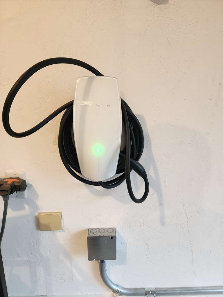 Tesla Wall Connector — Garage Install