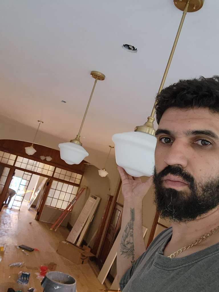 Schoolhouse Pendant Light Install