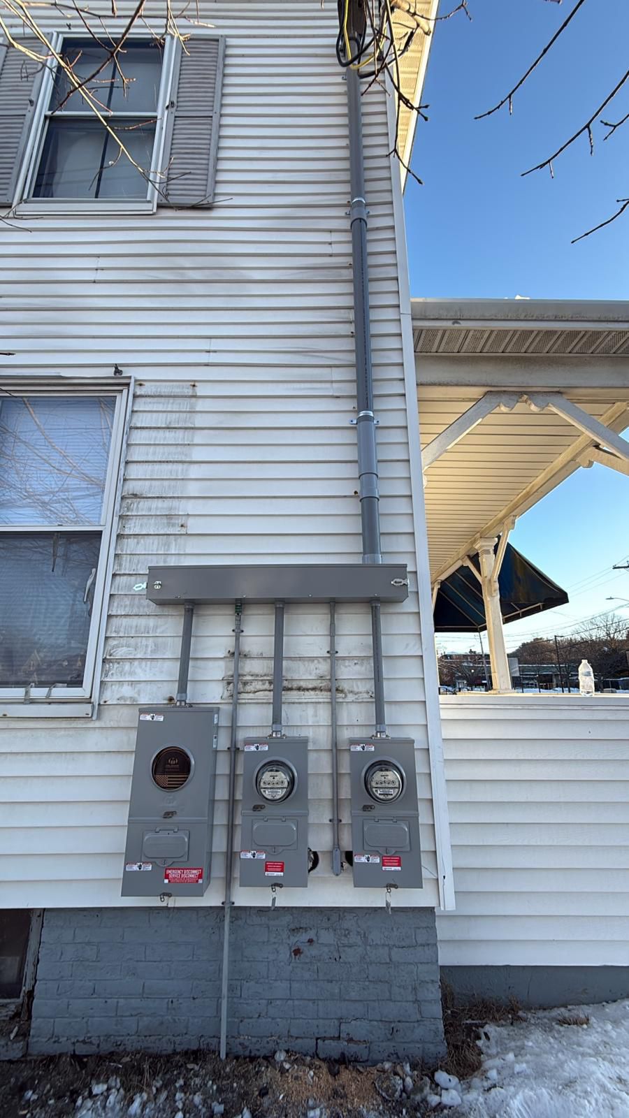 Multi-Family Service Upgrade — Before & After